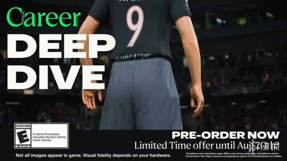 ��EA Sports FC 25��ְҵ����ģʽ ��Ƚ���Ԥ��Ƭ��